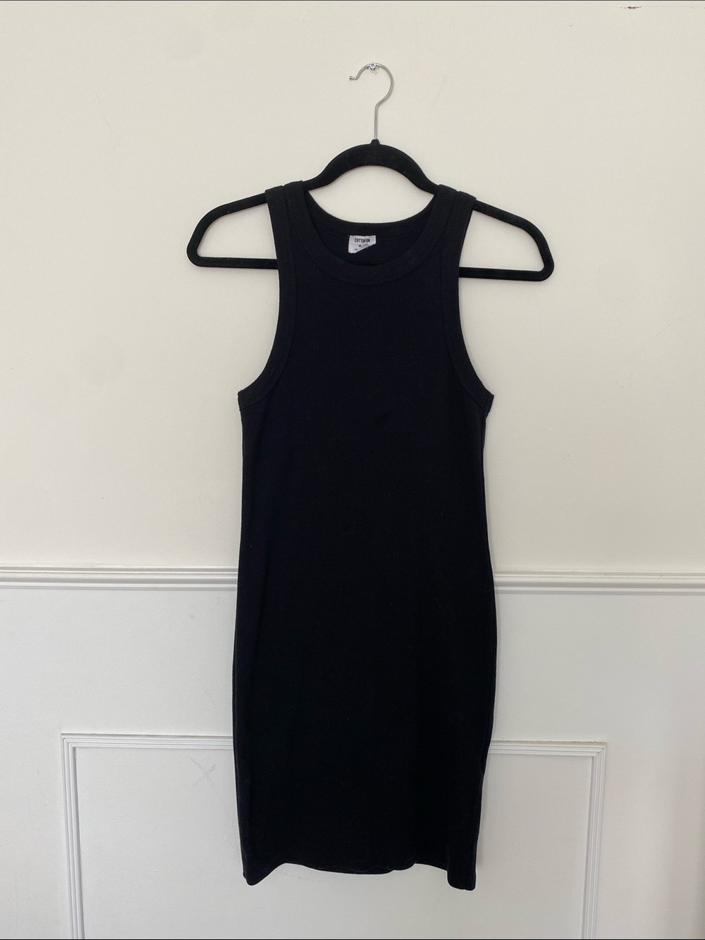 Cotton On Black Sleeveless Midi Tank Dress